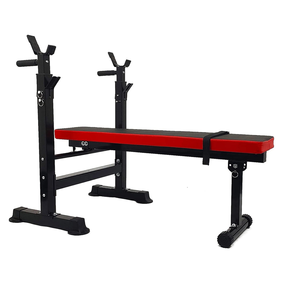 Adjustable Olympic Workout Bench with Squat Rack G54664