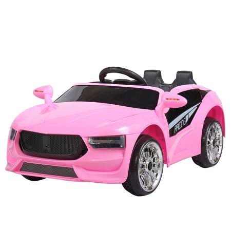 Pink Kids Ride on Racing Car W4374