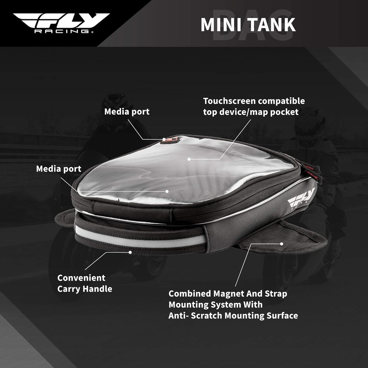 2.5-Liter Motorcycle Tank Bag Q659