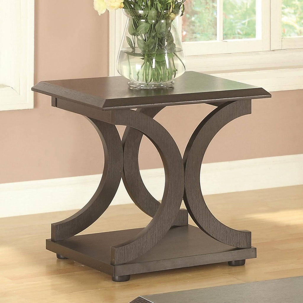 Cappuccino End Table J171