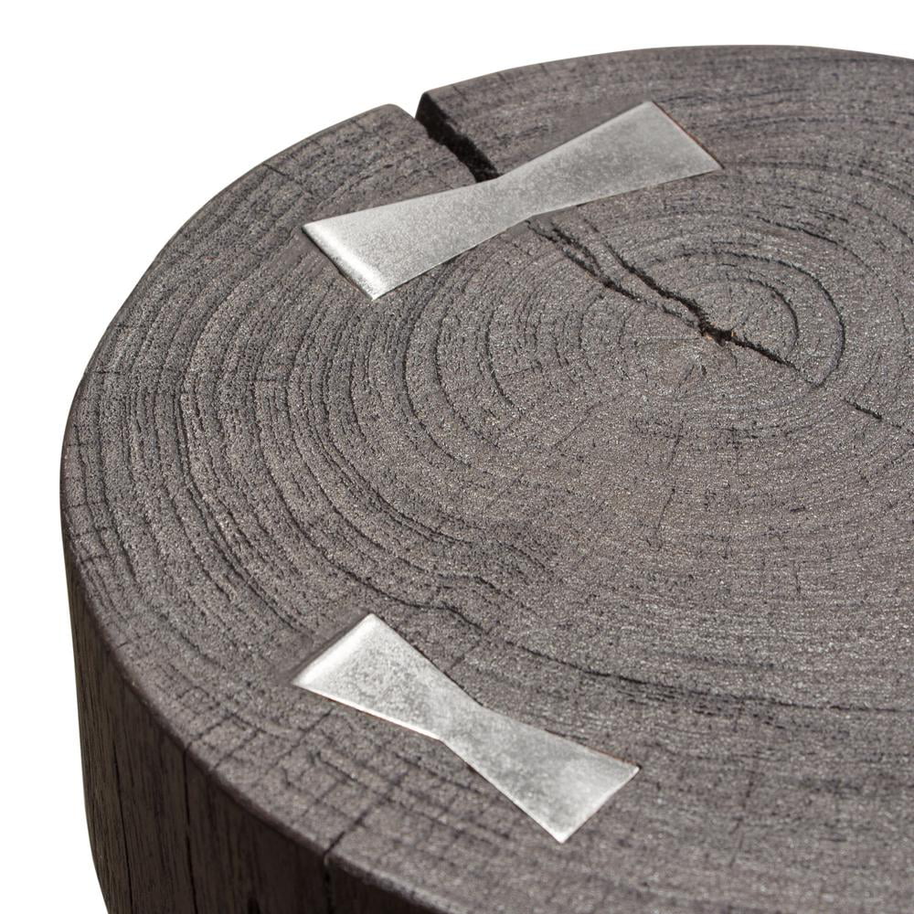 Espresso Accent Table with Mango Wood Top U53249