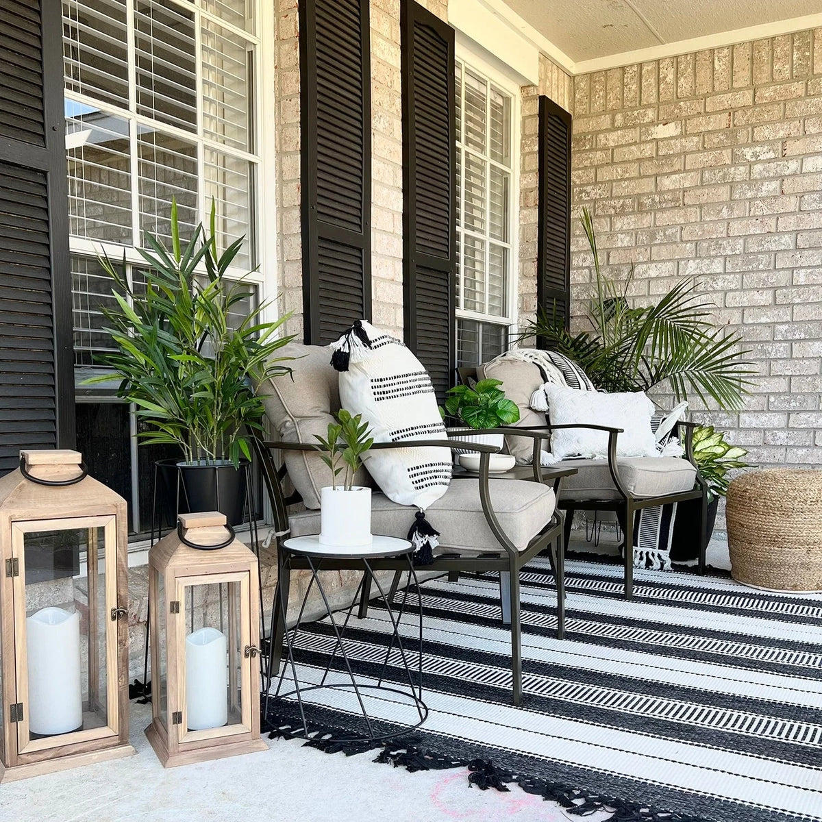 3-piece Padded Patio Conversation Set X988263