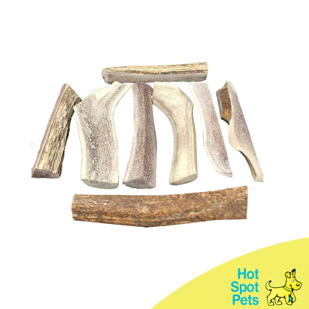 Small Split Elk Antler Dog Chews 3 Pack G5260