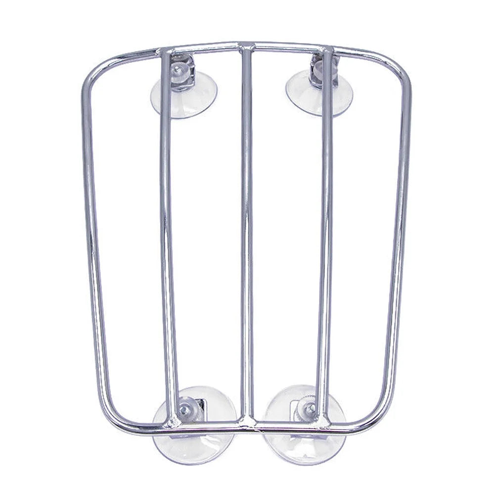 Silver Motorcycle Tank Luggage Rack F193105