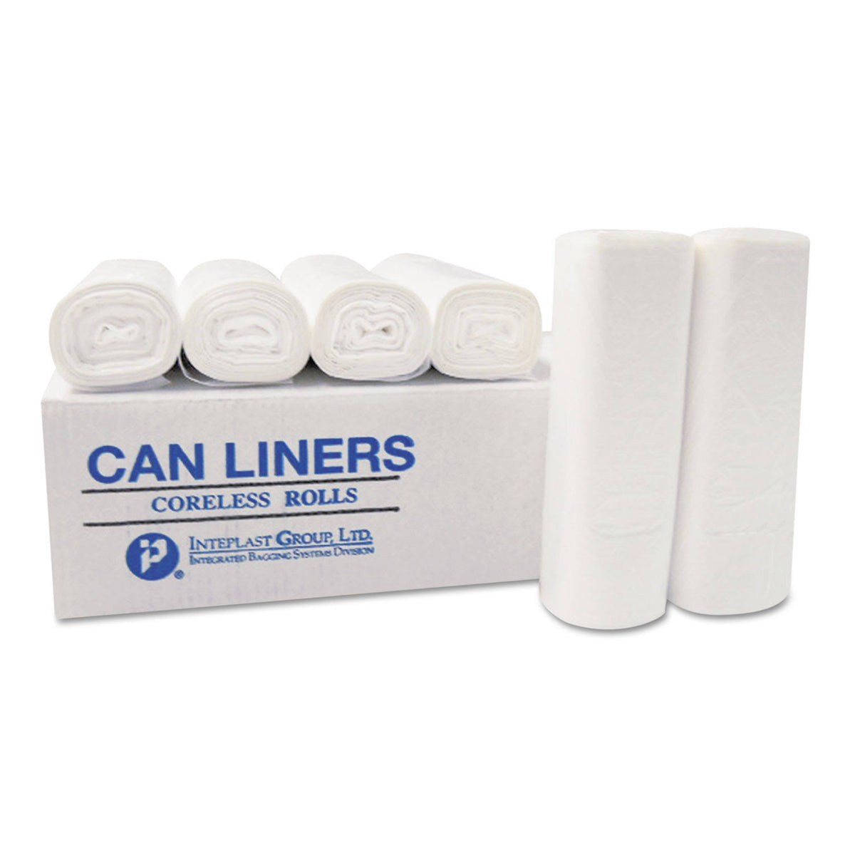 55-Gallon Black High-Density Can Liner 25 pack Y7364
