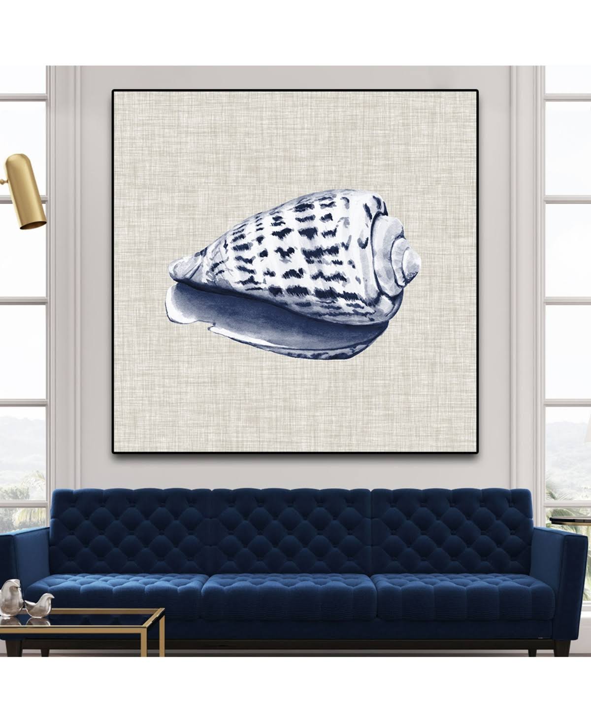 Oversized Framed Canvas 45x22 B728