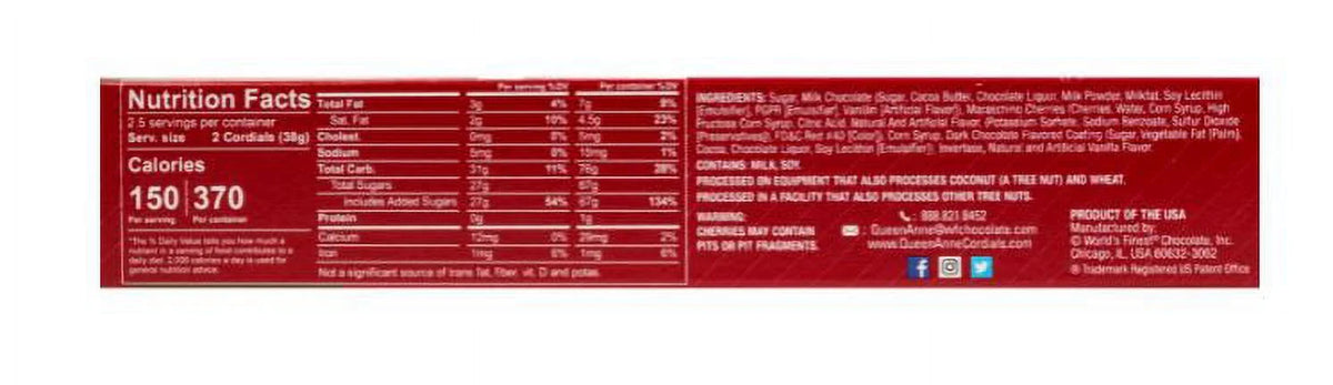 Milk Chocolate Covered Cordial Cherries, 3.3 Ounces, 5 Count Box (Pack of 3) N35670