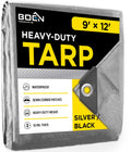 9 x 12 Silver/Black Tarp K129080