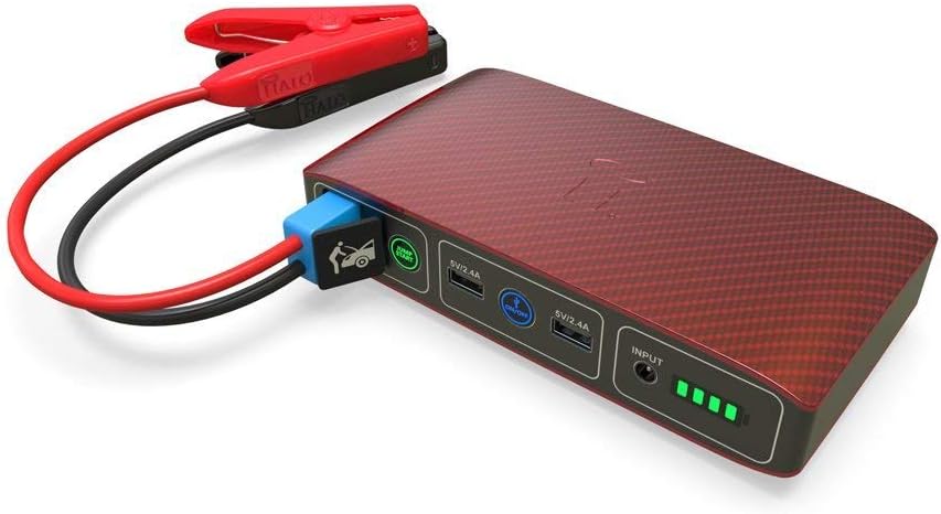 Portable Car Jump Starter with 2 USB Ports W40410