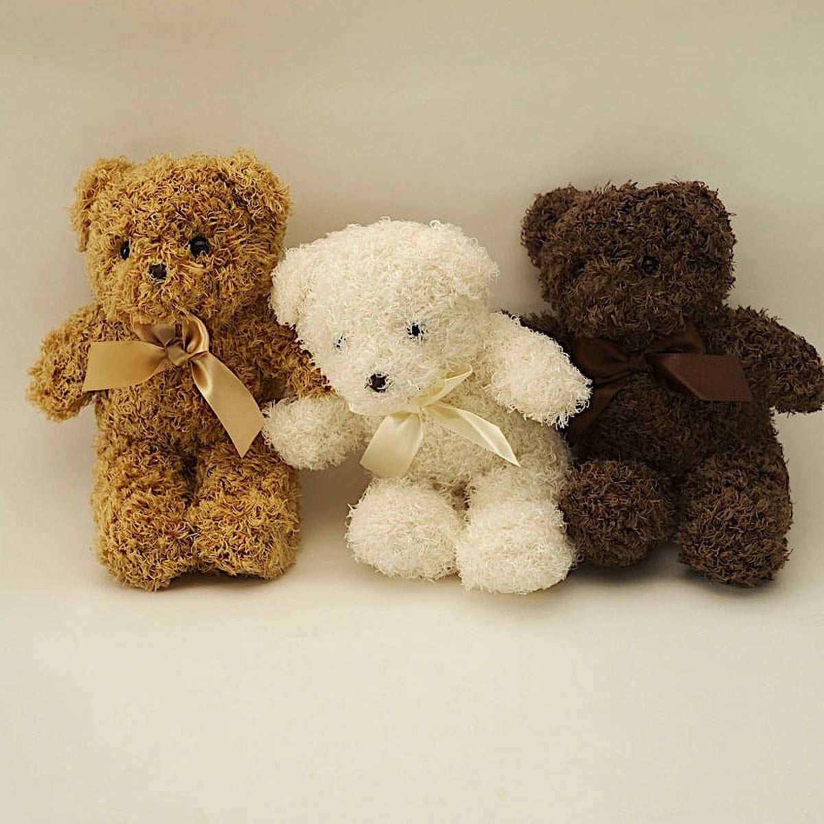 3 Assorted 7" Teddy Bears Plush Stuffed Toys R387507