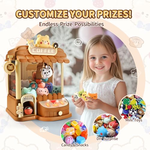 Large Claw Machine with 30 Fun Toys, Candy Dispenser Machine C4164