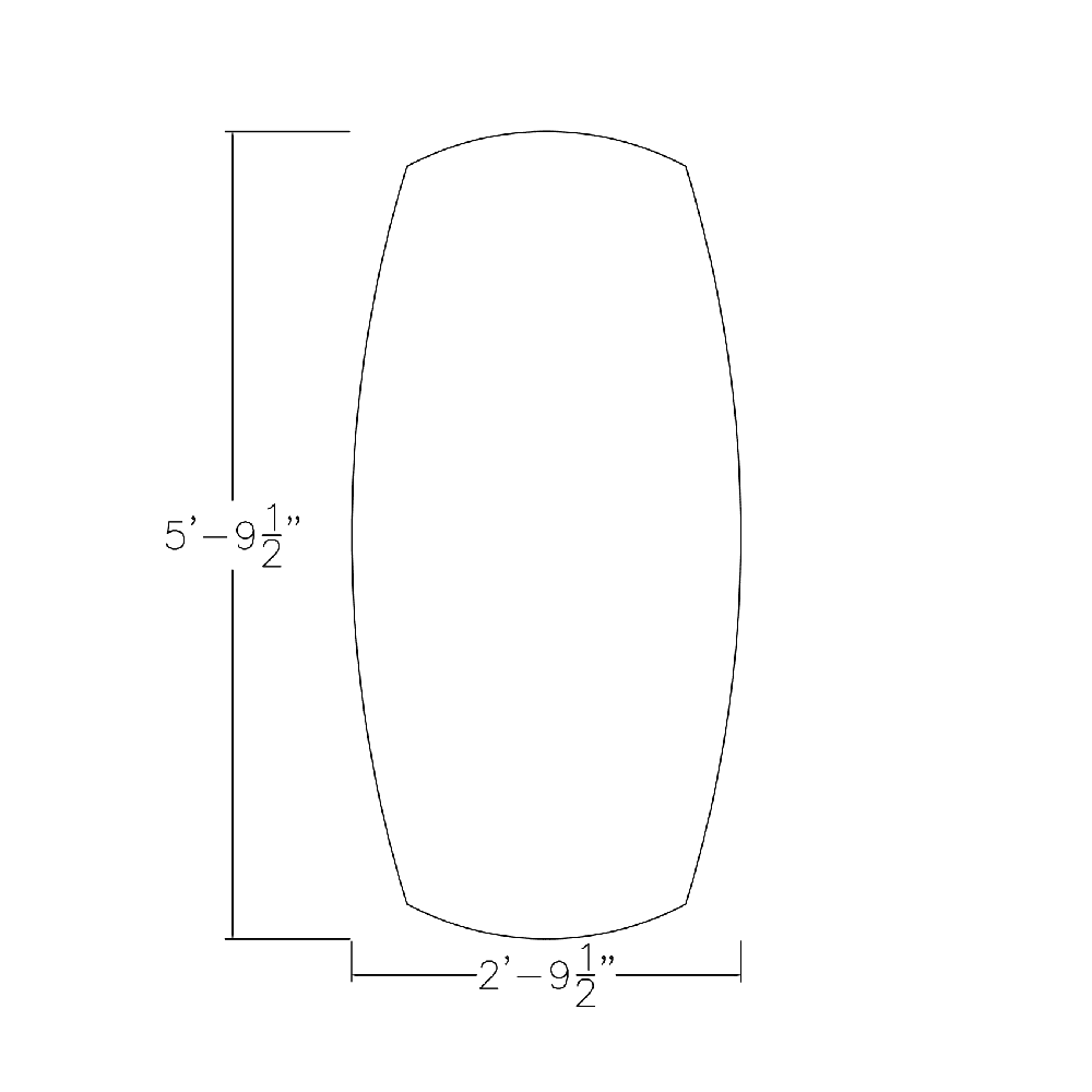 6 Person Arc Boat Conference Table 6 Ft D823442