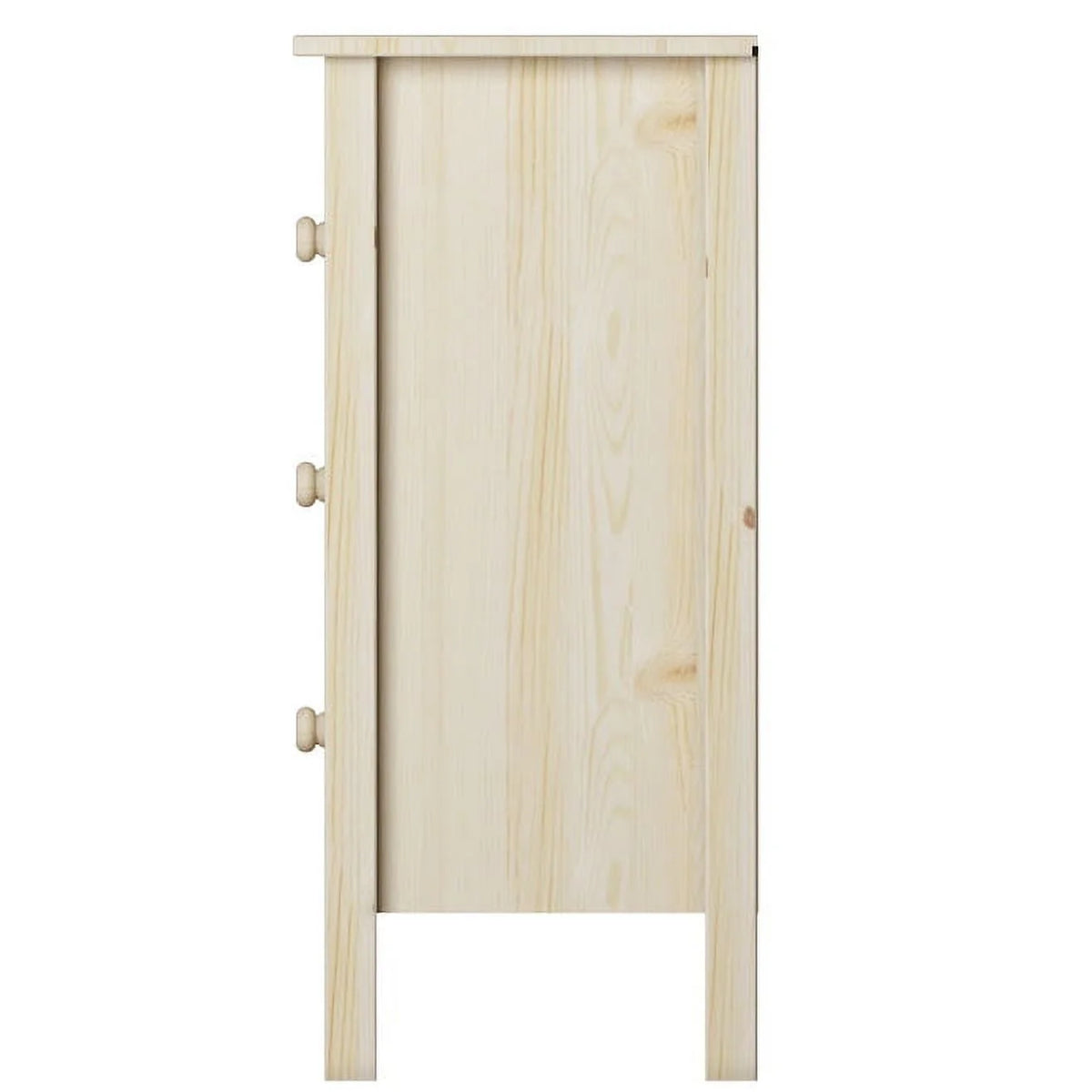 White 3 Drawer Extra Tall Nightstand F67556