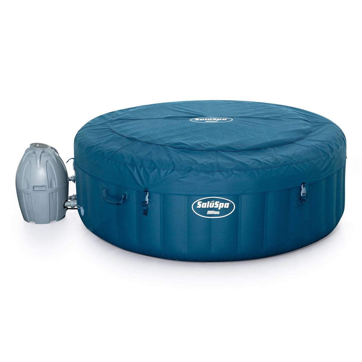Blue Portable Round Inflatable Hot Tub Spa D888005