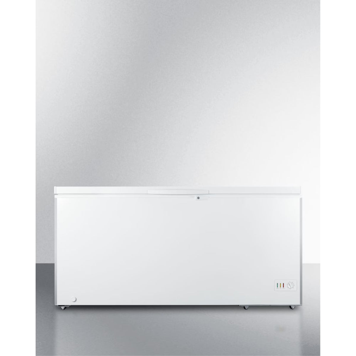 Large Capacity Manual Defrost Chest Freezer with Stainless Steel Corner Guards J94267
