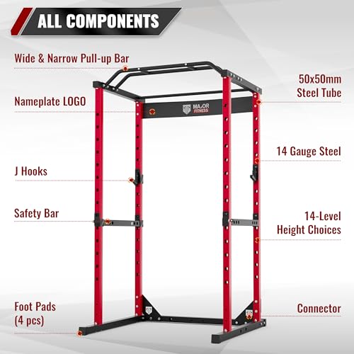 Power Cage Squat Rack 1200lbs Capacity Weight Cage K879