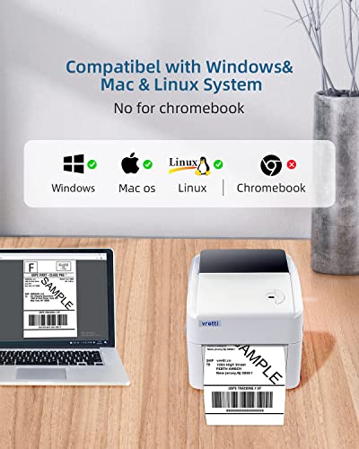Thermal Label Printer, 4x6 Desktop Barcode Printer K143151