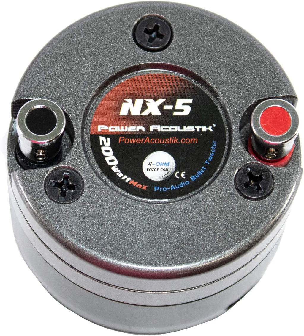 4X 800W 4 Ohm Bullet Horn Super Tweeters Black T51692