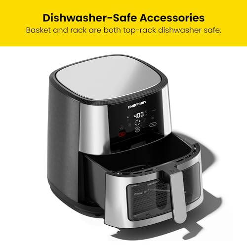 XL 8-Qt One-Touch Digital Control Nonstick Dishwasher-Safe Air Fryer Q942865