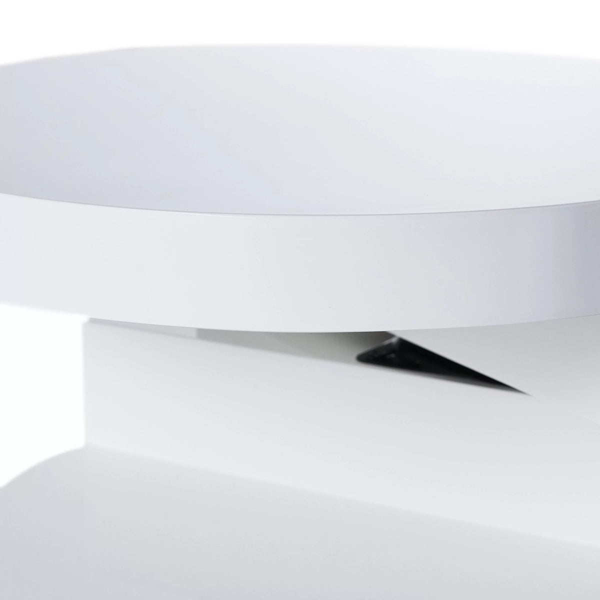 Glossy White Rotating Coffee Table A907