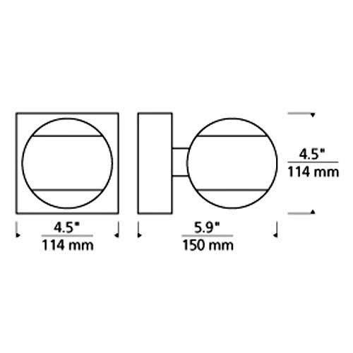Satin Nickel LED Bath S3612