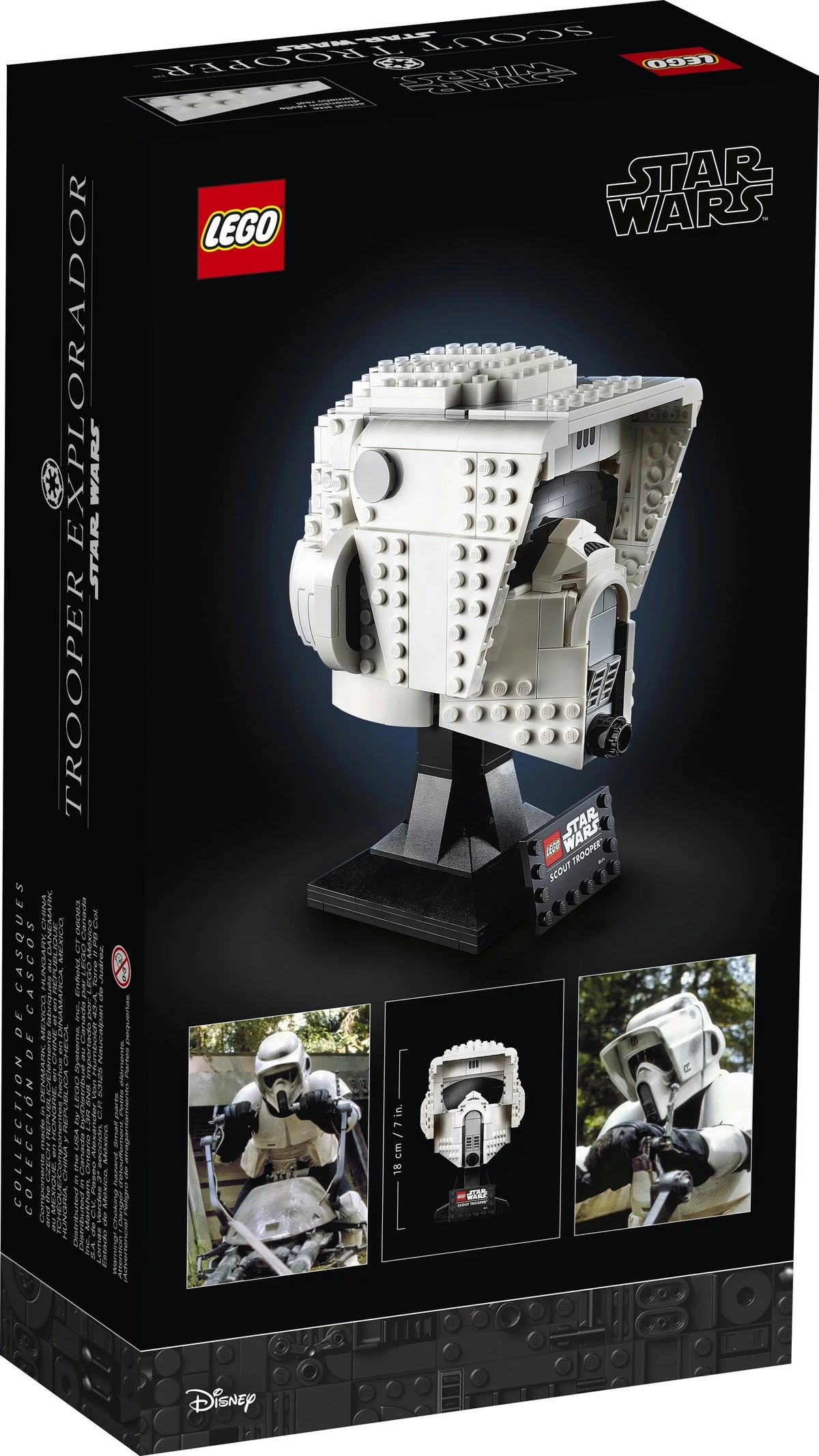 Star Wars Scout Trooper Helmet 471 Pieces Building Toy H982