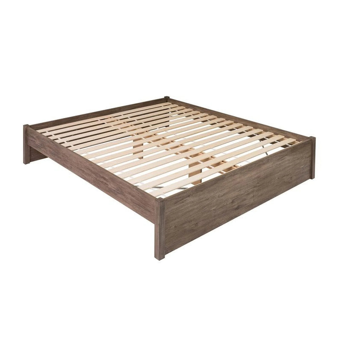 King 4-Post Platform Bed in Drifted Gray G817526