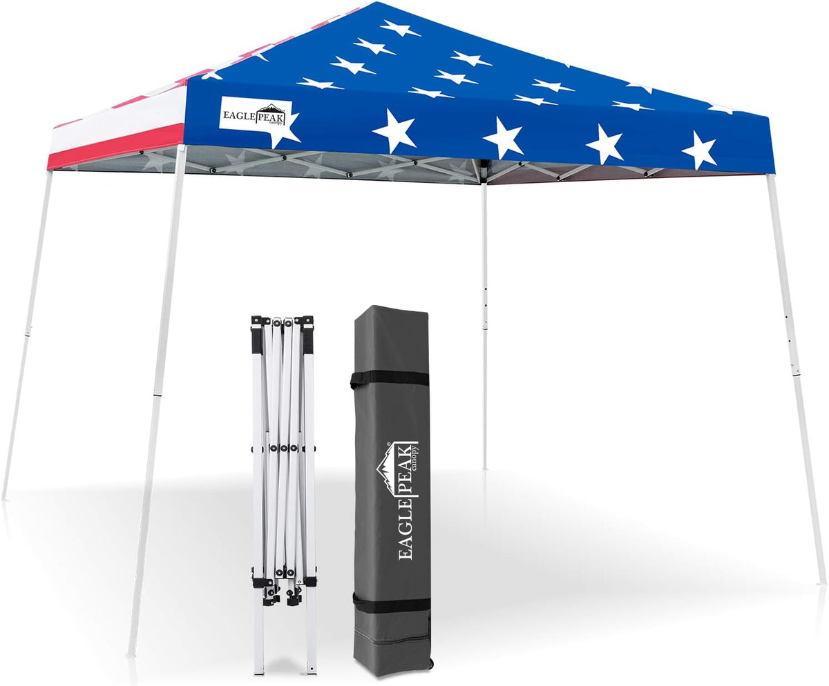 Pink 10' x 10' Slant Leg Pop-up Canopy Tent A86938