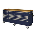 72 in. W Gloss Blue Mobile Workbench Tool Chest S2872