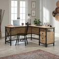 Milled Mesquite Finish L-Desk D8213