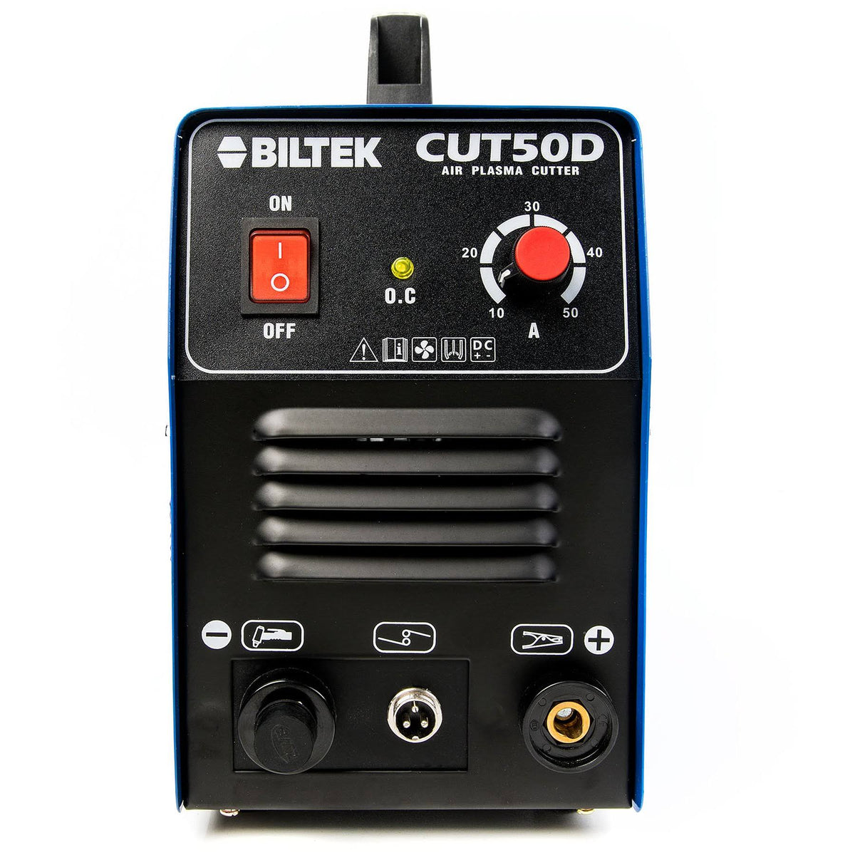 50Amp Air Plasma Cutter, 1/2x22 inch Cut 110V/220V Input Dual Voltage Q502235