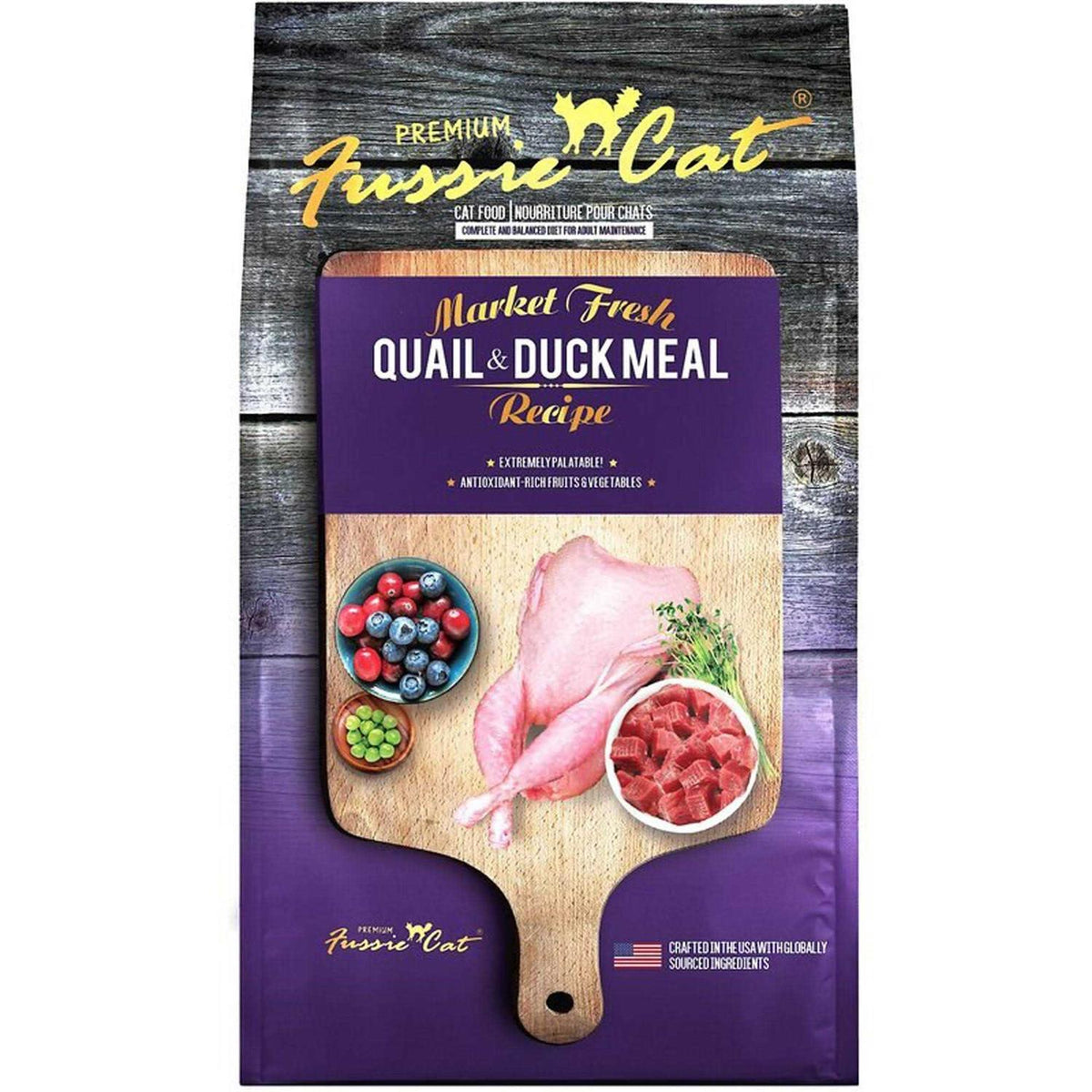 Quail & Duck Meal Dry Cat Food Y7716