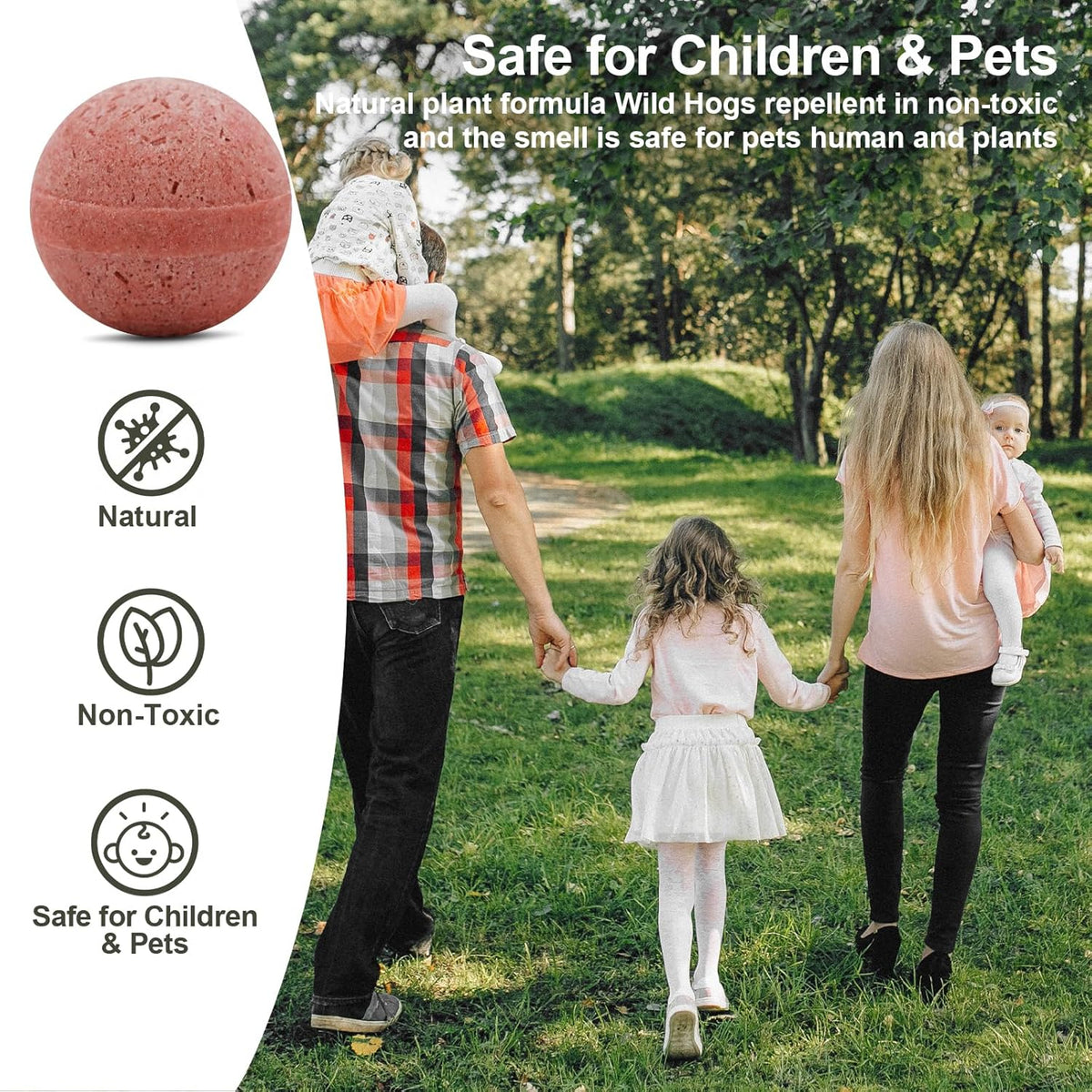 10 Pack All Natural Wild Pig Repellent Y727