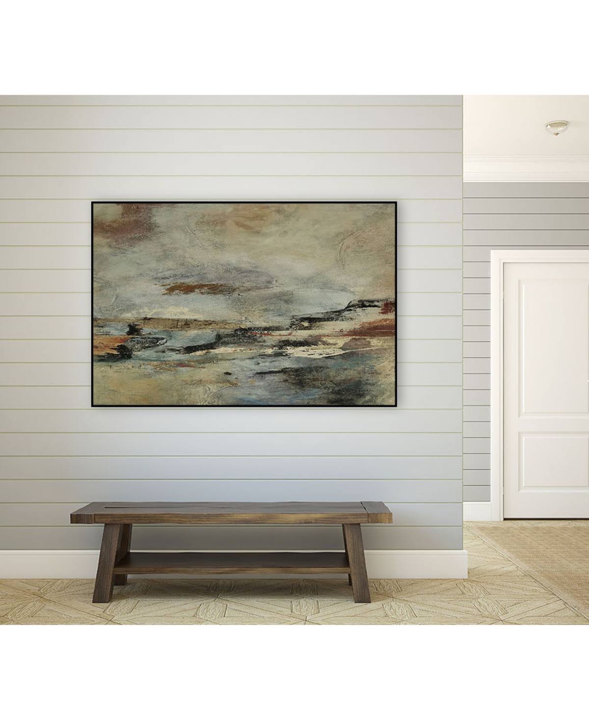 Framed Canvas E493