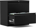 Metal 2 Drawer Locking Lateral Filing Cabinet T630