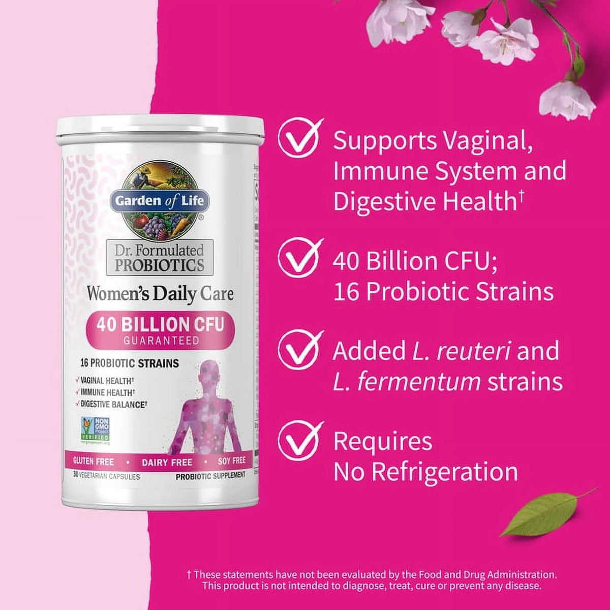 Women's Daily Care Probiotics, 30ct V4757