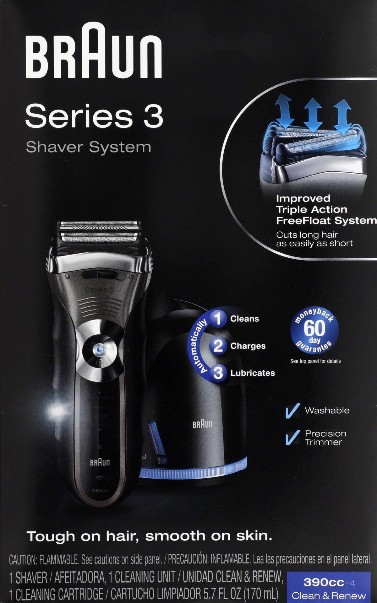 Dark Blue Silver Shaver A55288