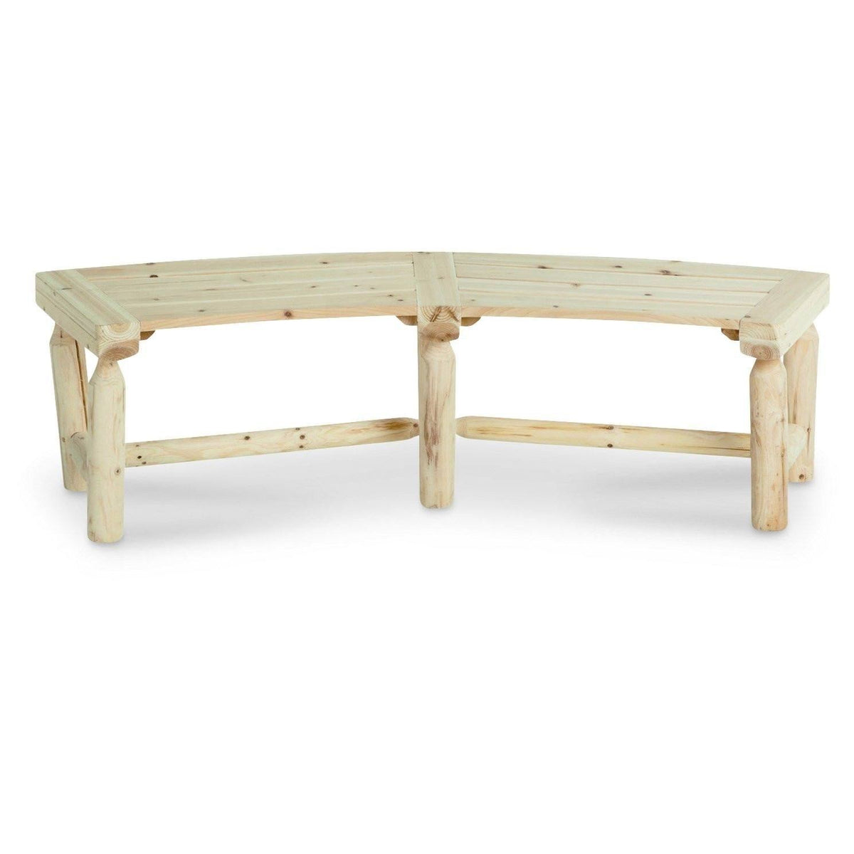 Log Fire Pit Bench U884