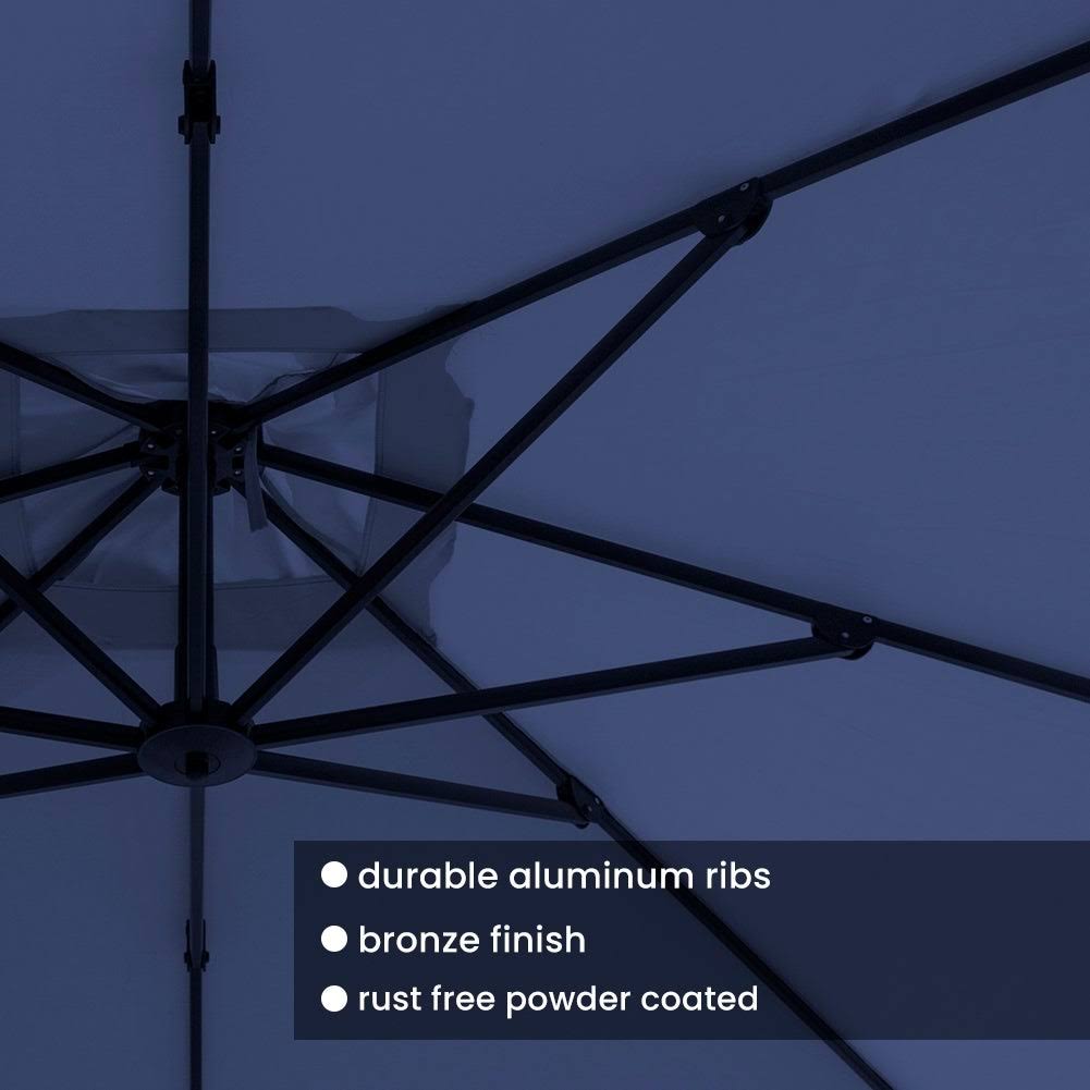 10-Foot Cantilever Umbrella with Cross Base Q33386