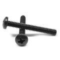#4-40 x 5/16 Coarse Thread Phillips Pan Head Machine Screw Black Oxide Q7961