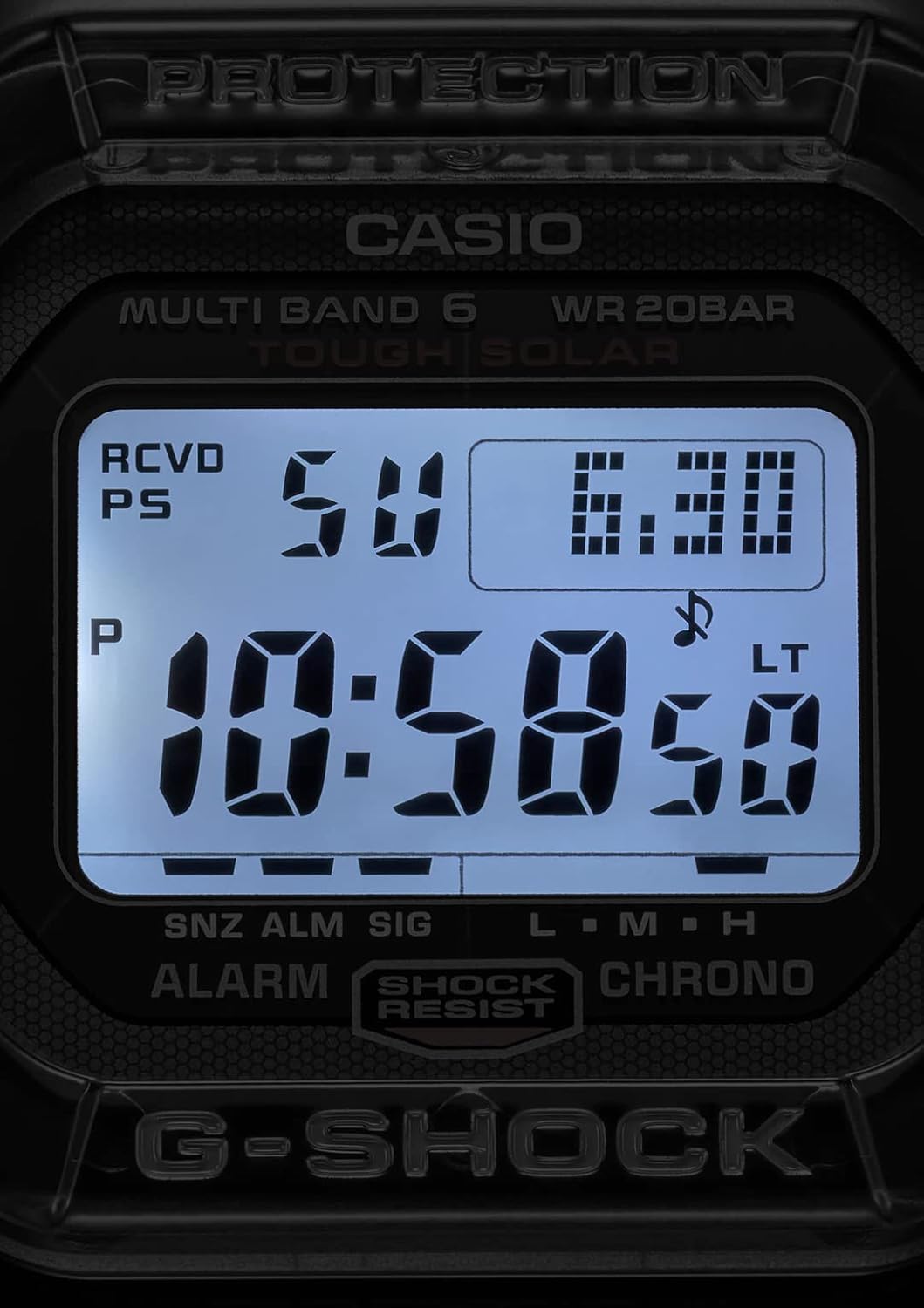 G-Shock Solar Radio Wave Watch 20 ATM Water Resistant J158