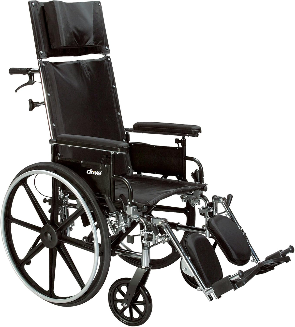 Full Reclining Wheelchair with Detachable Full Arms, 16" Seat N61909