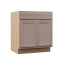 Unfinished Beech Sink Base Cabinet A9232