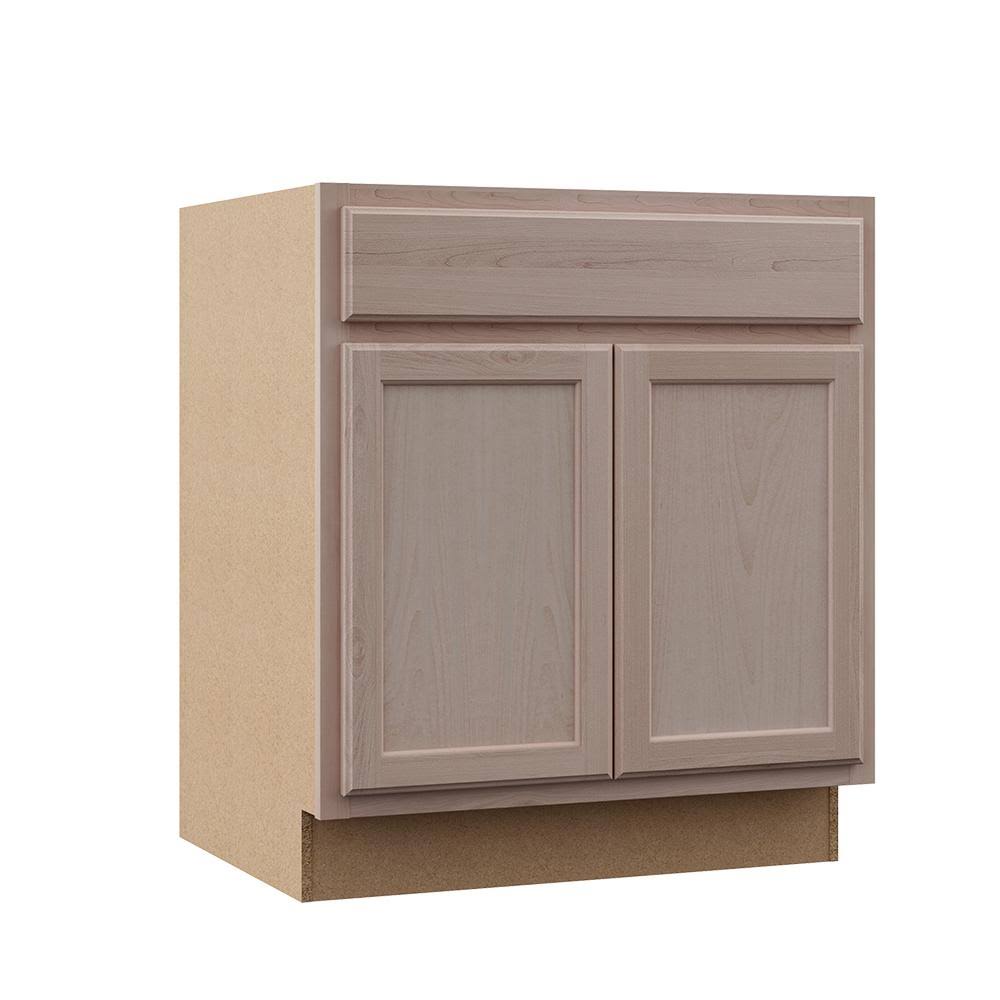 Unfinished Beech Sink Base Cabinet A9232