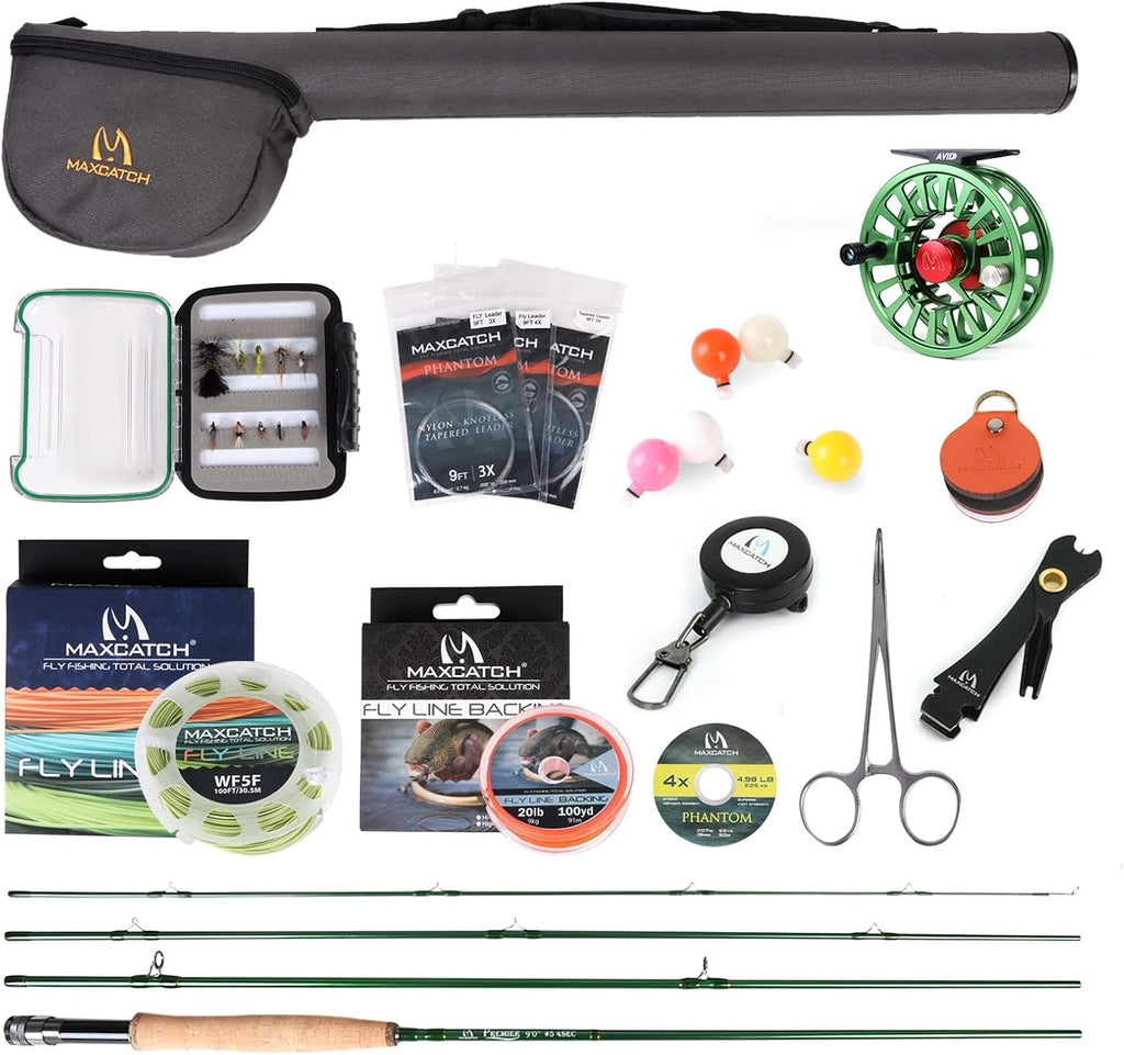 9' Fly Fishing Rod and Reel Combo P353