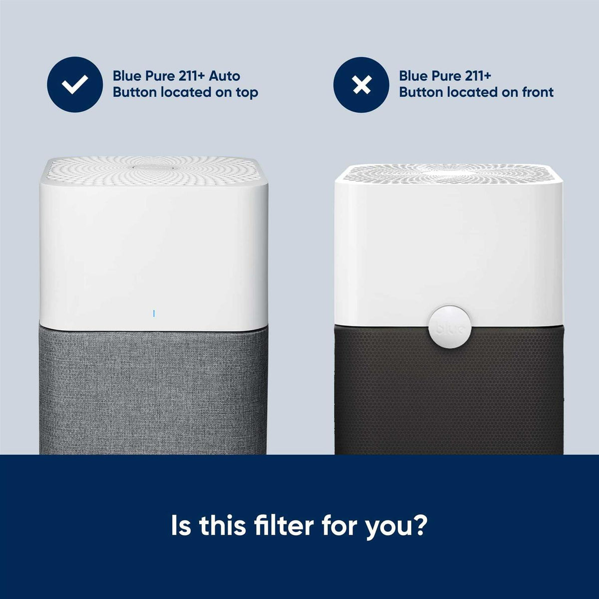 Blue Pure 211+ Auto Air Purifier Replacement Filter P930408