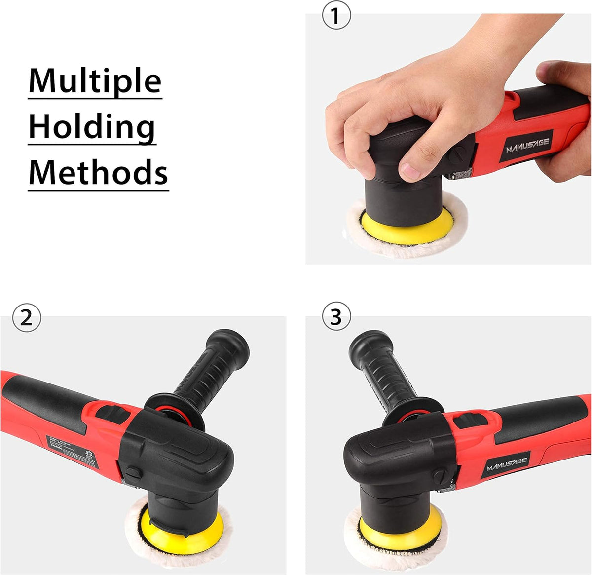 3-Inch Variable Speed Dual Action Car Polisher E2123
