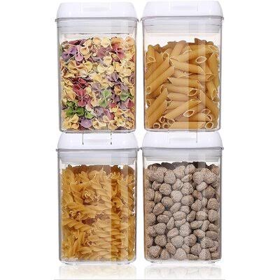 Airtight BPA Free 4 PC Food Storage Containers with Lids I73321