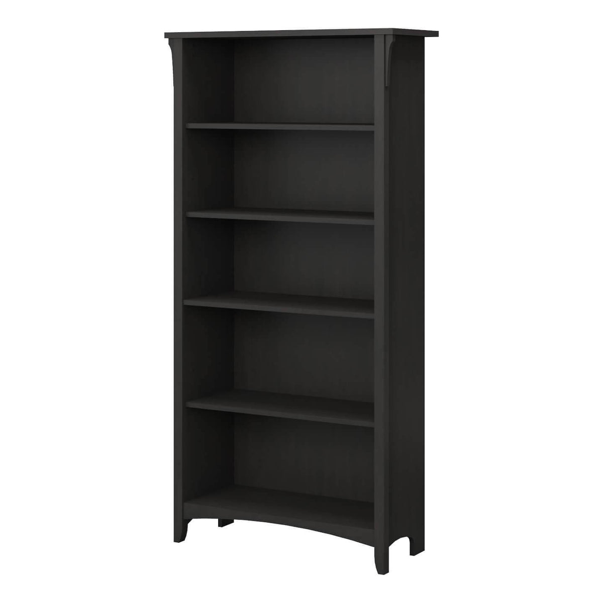 5 Shelf Bookcase Vintage Black C833658