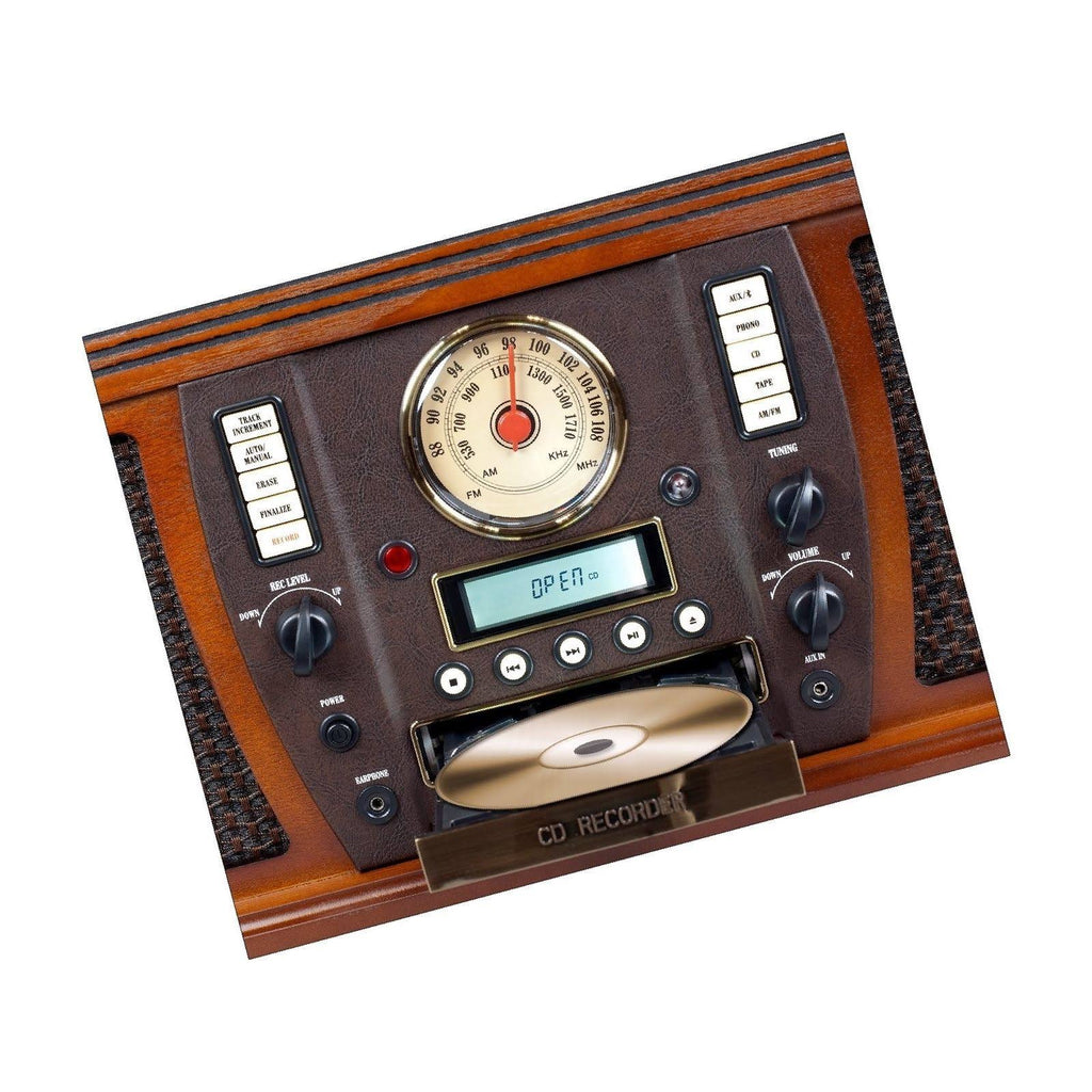 Wooden Turntable with Bluetooth Y4205